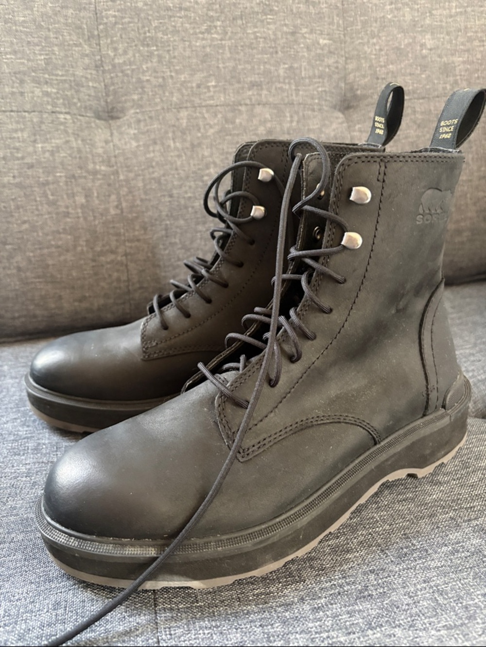 Sorel Hi-Line Platform Combat Boot - Picture 2 of 13